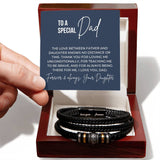 Gift for Dad - Love You Forever Engraved Bracelet