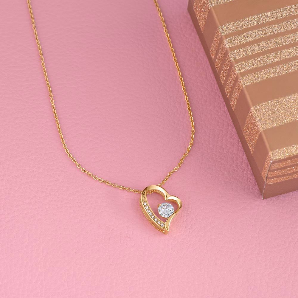 Future Wife - 18k Yellow Gold Heart Pendant Necklace